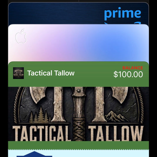 Tactical Tallow Loadout Card